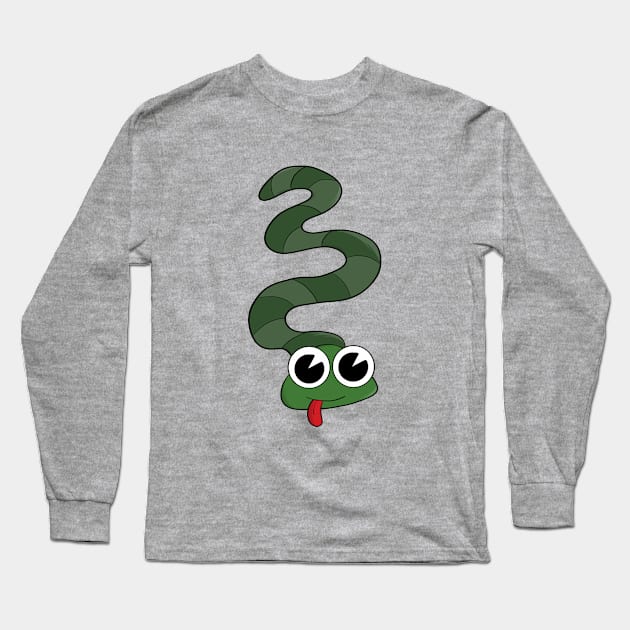 Fun Snake Long Sleeve T-Shirt by DiegoCarvalho